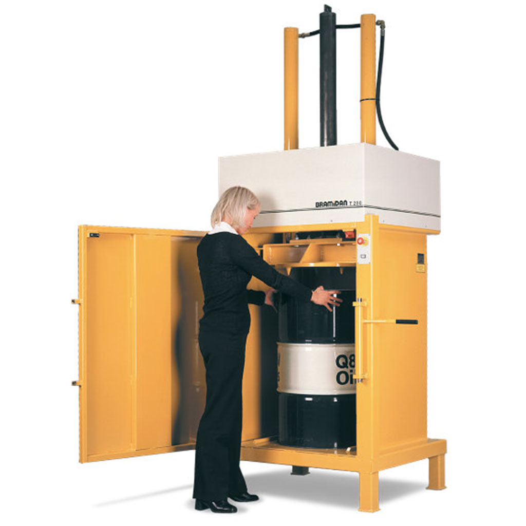 Pressa verticale DP16 per fusti
