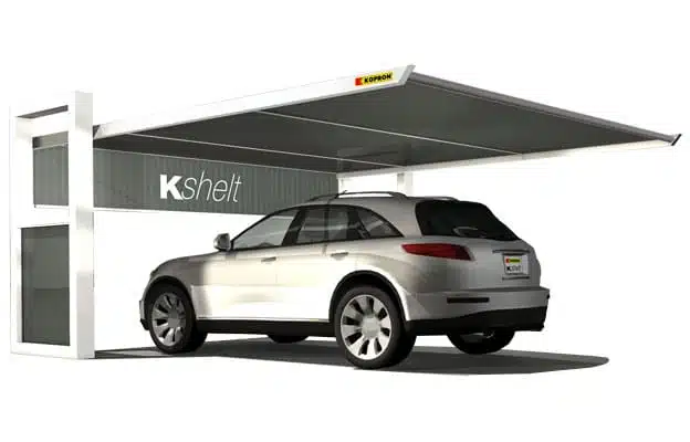 Pensilina ombreggiante per auto K-SHELT